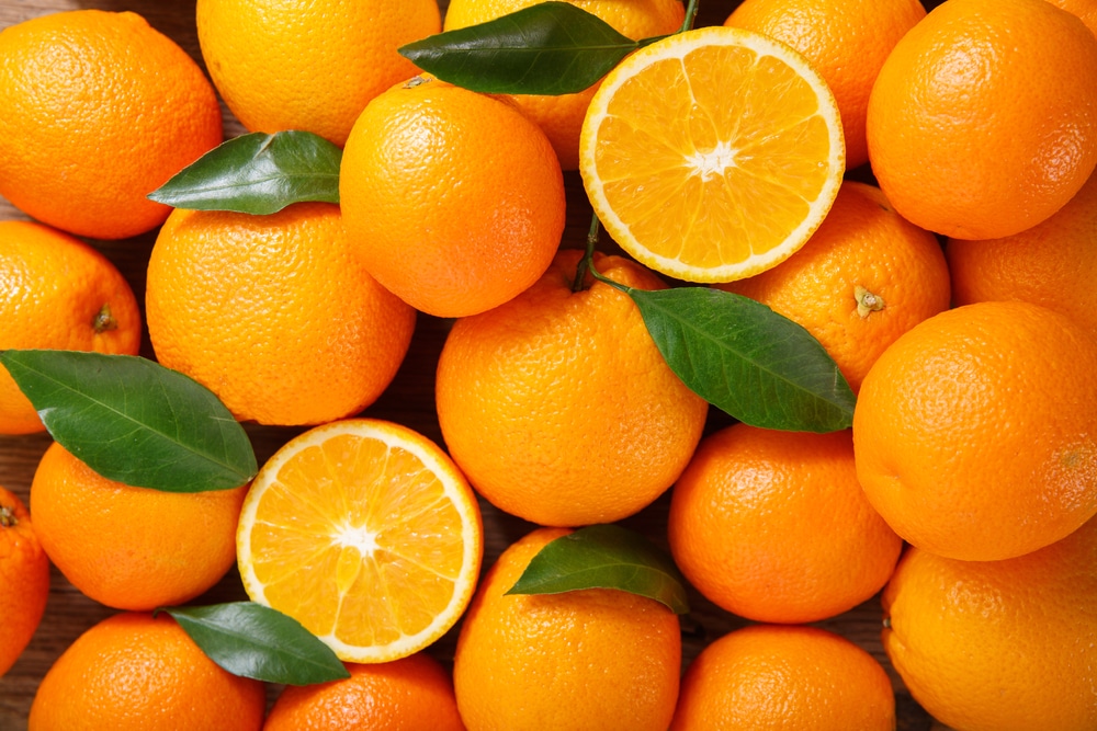 A bundle of oranges.