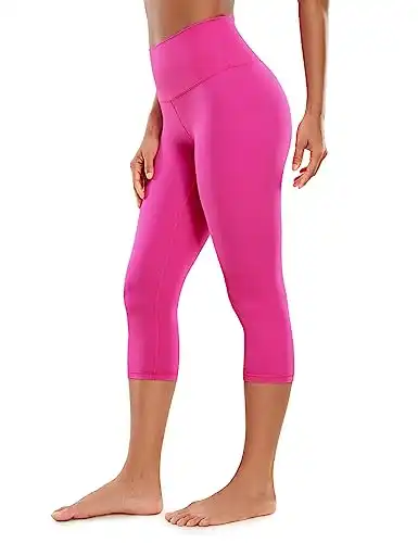 CRZ YOGA Womens Butterluxe High Waisted Lounge Legging 19 Inches - Buttery Soft Capris Yoga Pants