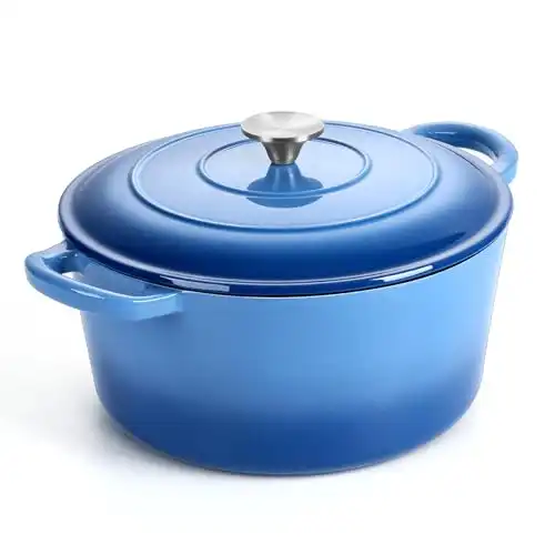 6 Quart Enameled Dutch Oven with Lid