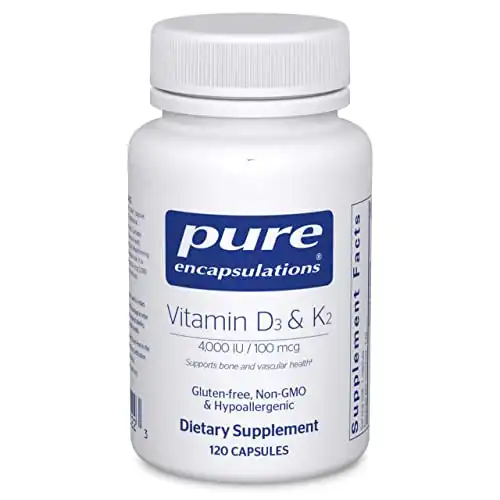 Pure Encapsulations Vitamin D3 & K2 | 120 Capsules*