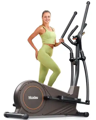 Niceday Elliptical Machine, Elliptical Trainer for Home with Hyper-Quiet Magnetic Driving System, 16 Resistance Levels,