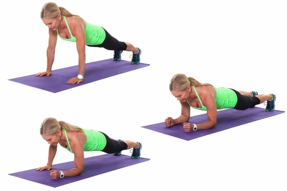 woman doing army crawl plank exercises get healthy u chris freytag
