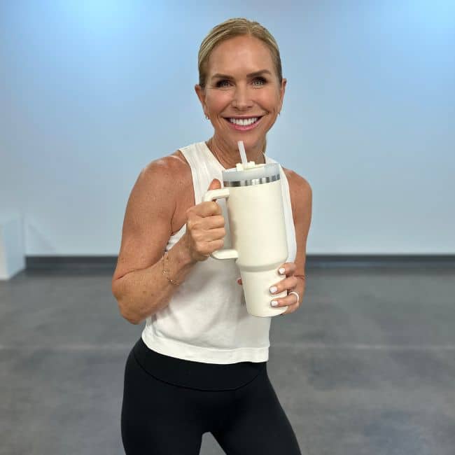chris freytag fitness expert drinking water to help get rid of menopause belly fat