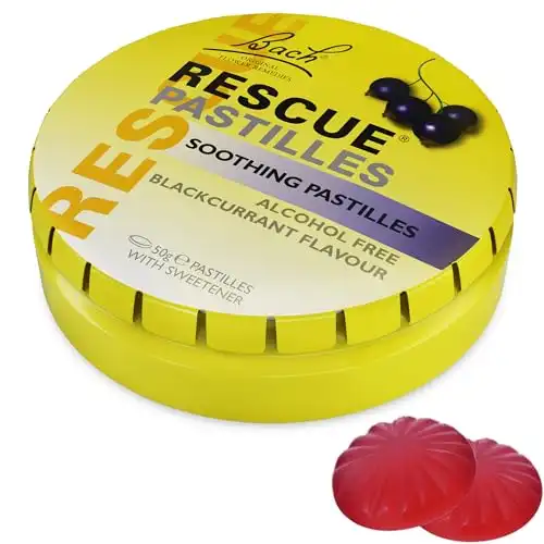 Rescue Pastilles Blackcurrant, 50g