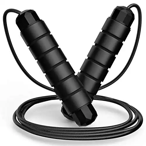 Jump Rope, Adjustable Foam Handles