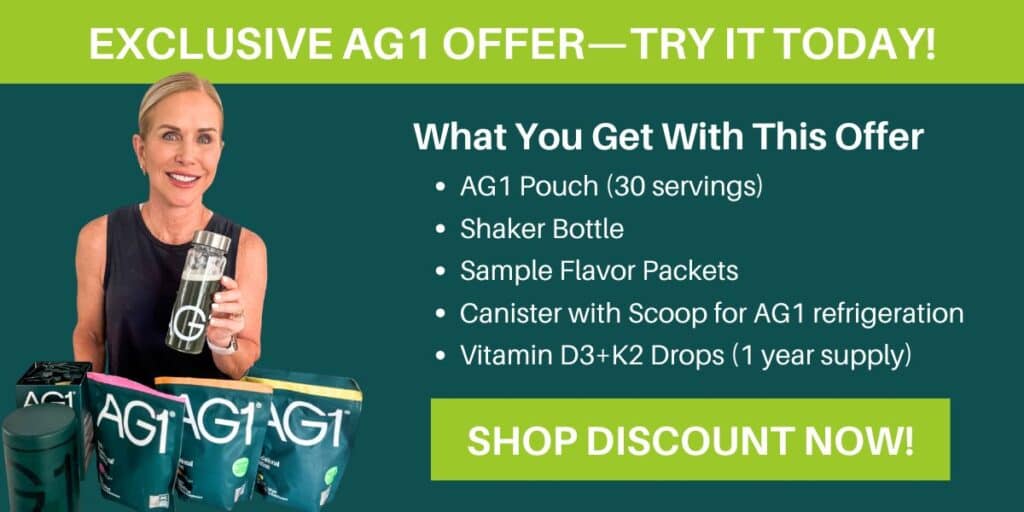 chris freytag sharing exclusive ag1 dicount offer