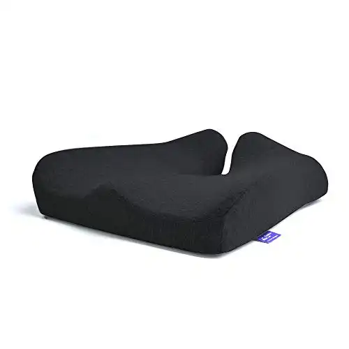 Cushion Lab Patented Pressure Relief Seat Cushion for Long Sitting Hours on Office & Home Chair - Chair Pad for Hip, Tailbone, Sciatica