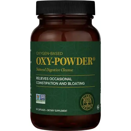 Global Healing Oxy-Powder Colon Cleanse & Detox Cleanse (60 Capsules)