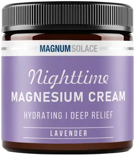 Magnesium Lotion – Nighttime Magnesium Cream – Topical Magnesium Chloride (Lavender)