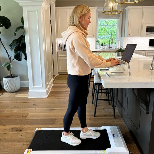 chris freytag using walking pad for weight loss hack during the work day