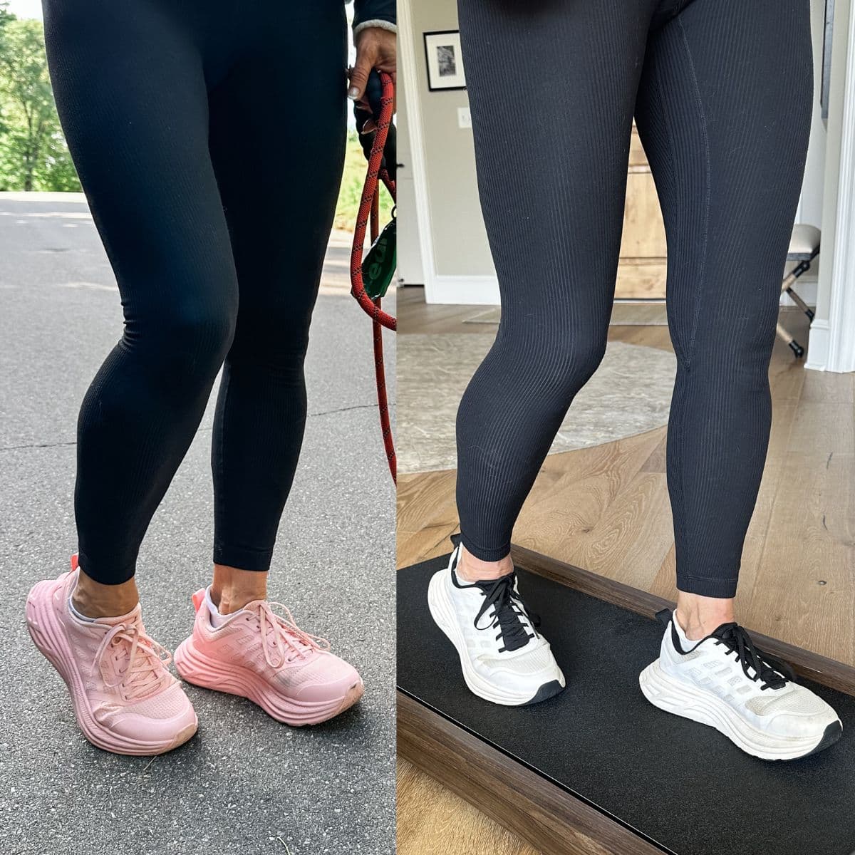 Chris Freytag wearing Nortiv8 Active Float cushioned walking shoes during a walking workout