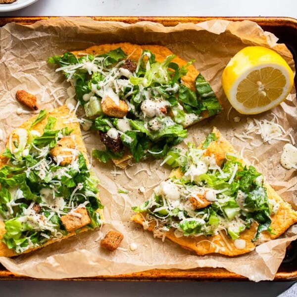 chicken caesar salad pizza recipe