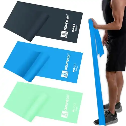 Resistance Bands - Exercise Bands for Physical Therapy, Yoga, Pilates, Rehab, at-Home