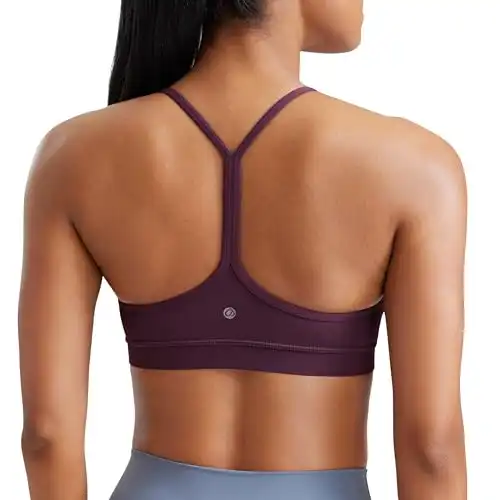 CRZ YOGA Butterluxe Womens Y Back Sports Bra