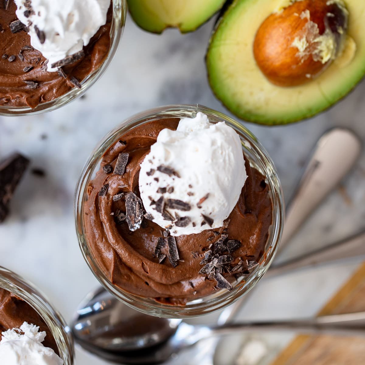 Quick and Easy Chocolate Avocado Pudding