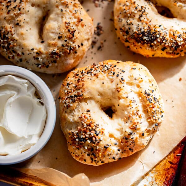 healthy protein bagels ready to eat