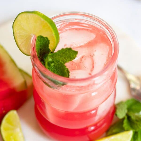 close up of summer mocktail recipes served in cup