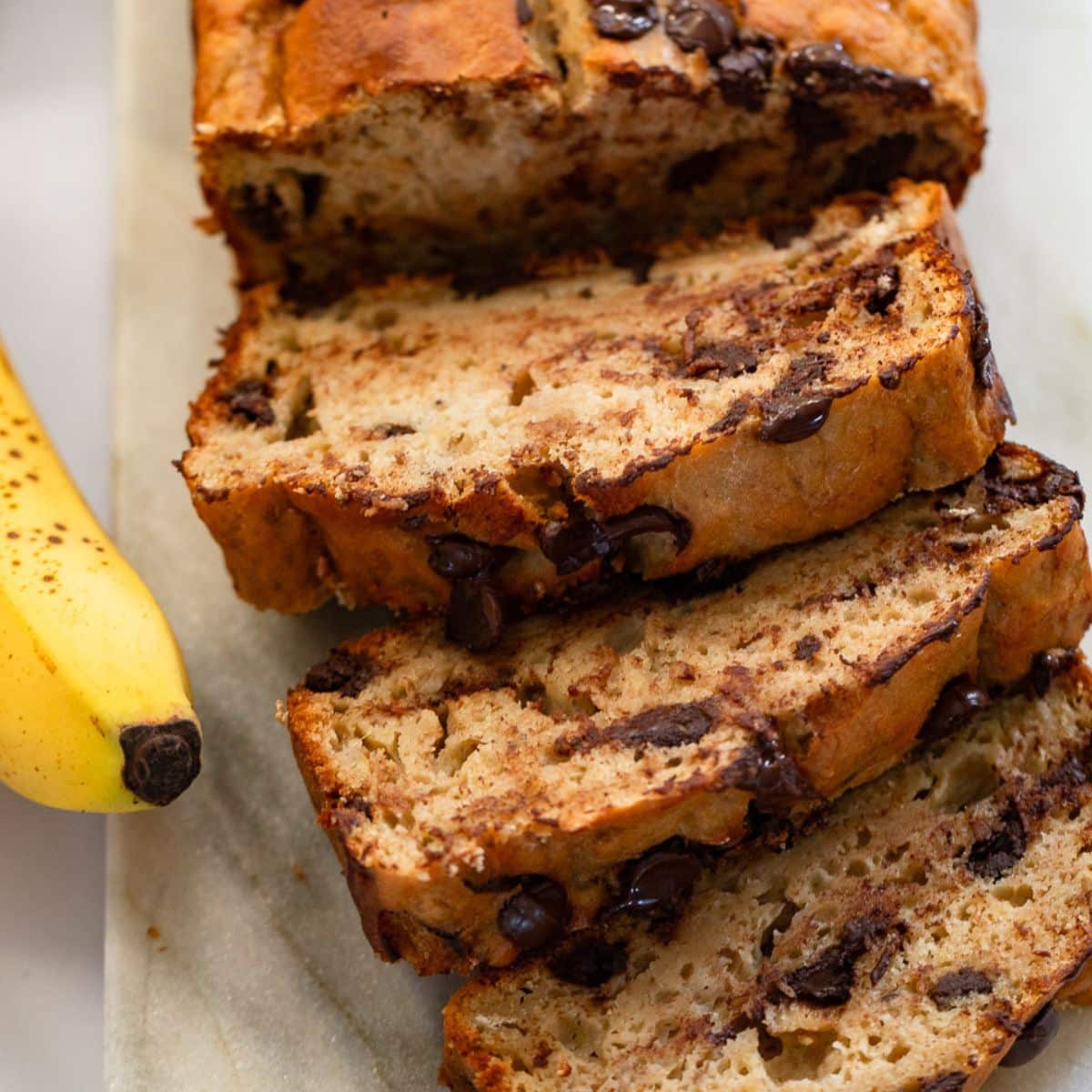 Healthy Banana Bread with Oat Flour