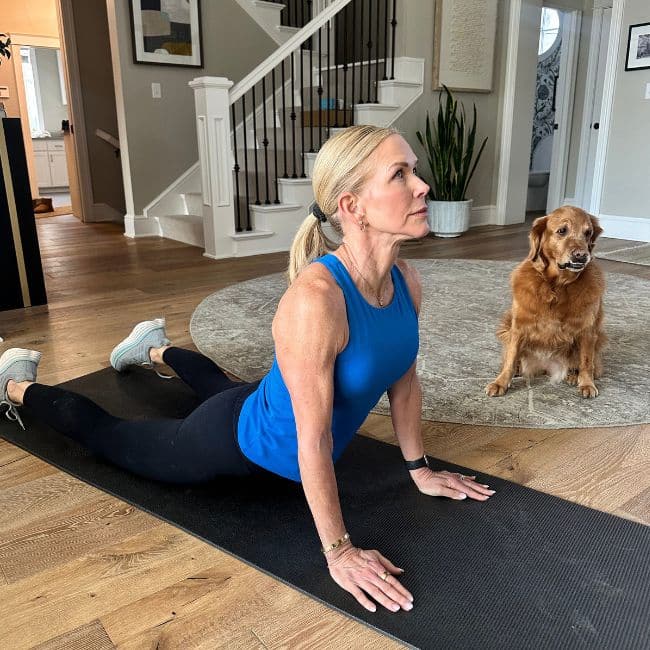 cobra extension stretch for dowagers hump