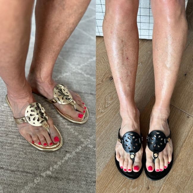 Comfortable sneaker-style sandal for women over 50 with cushioned footbed and arch support