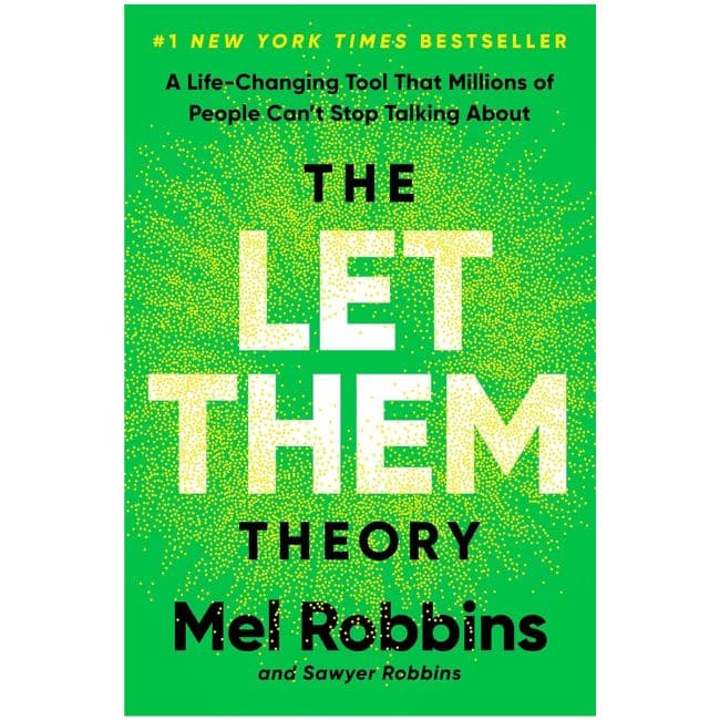 Cover of The Let Them Theory by Mel Robbins about mindset, boundaries, and letting go of control