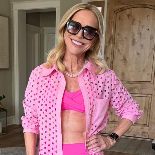 Chris Freytag smiling confidently at age 60 while discussing aging, self-acceptance, skincare, and Botox.