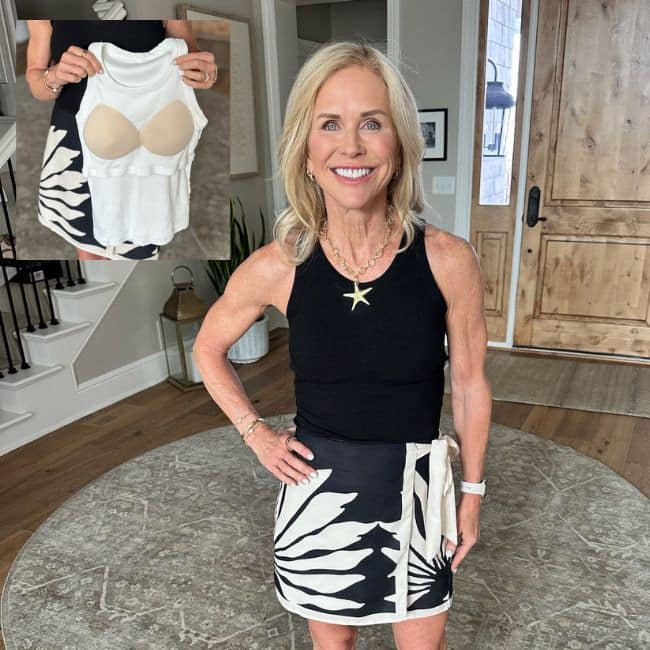 tank top for women with built in on bra on sale