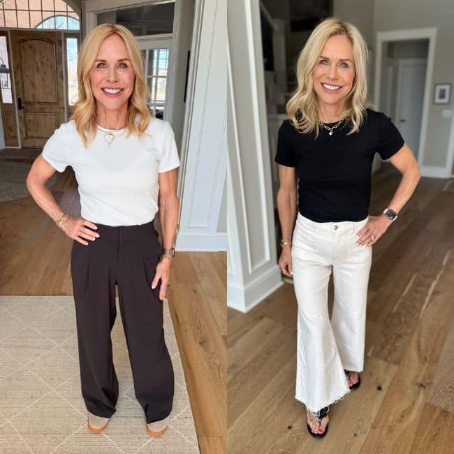 Wide leg pants over 50 can look incredibly flattering when you know the rules. Get Chris Freytag's best tips on length, shoes, and what to wear on top.