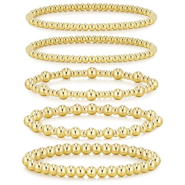 amazon gold bracelet set