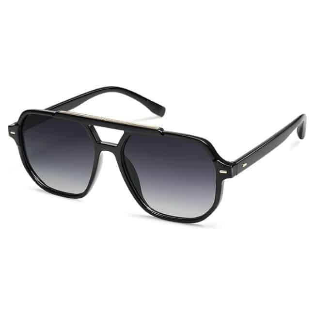 trendy aviator sunglasses