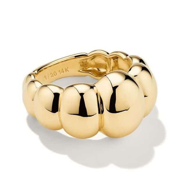 gold statement ring