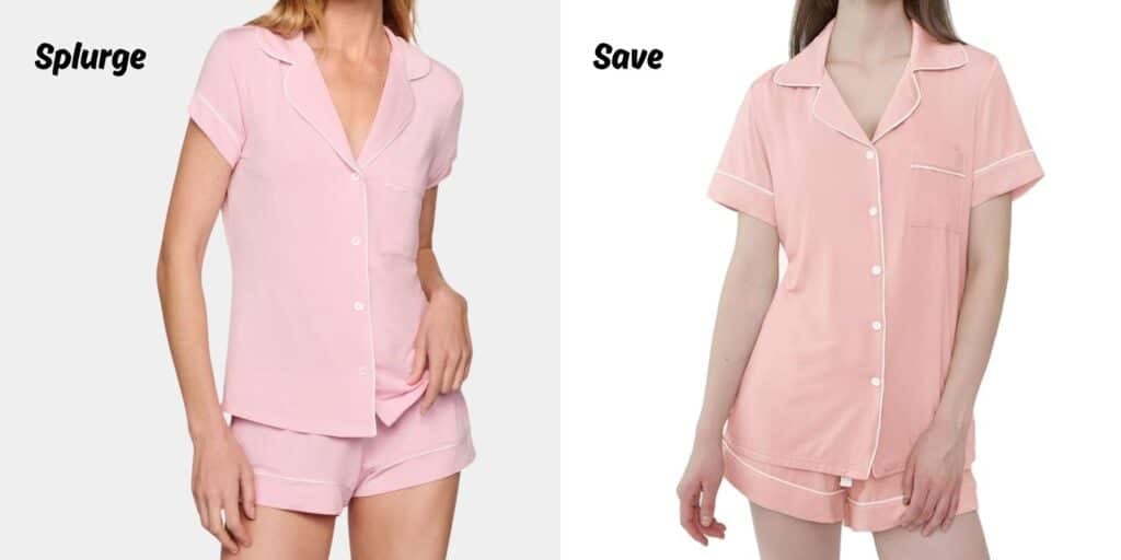 eberjey pajamas dupes on amazon for less