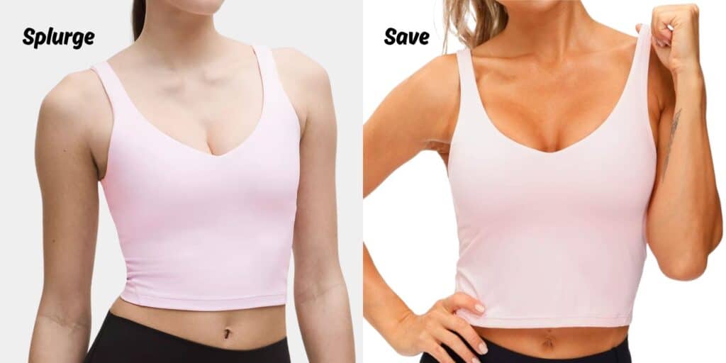lululemon align tank top lookalike from gym people on amazon for less