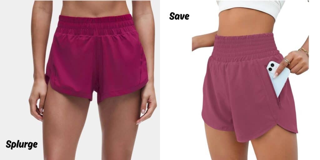 lululemon track that shorts lookalike on amazon for less, Chris freytag favorite shorts
