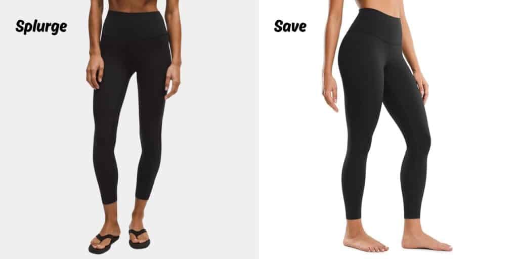 favorite lululemon amazon leggings for less similar to align leggings just as good save vs splurge