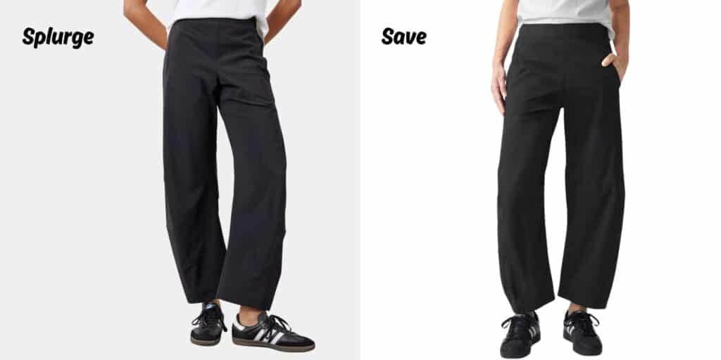 viral lodge barrel pants on amazon for less