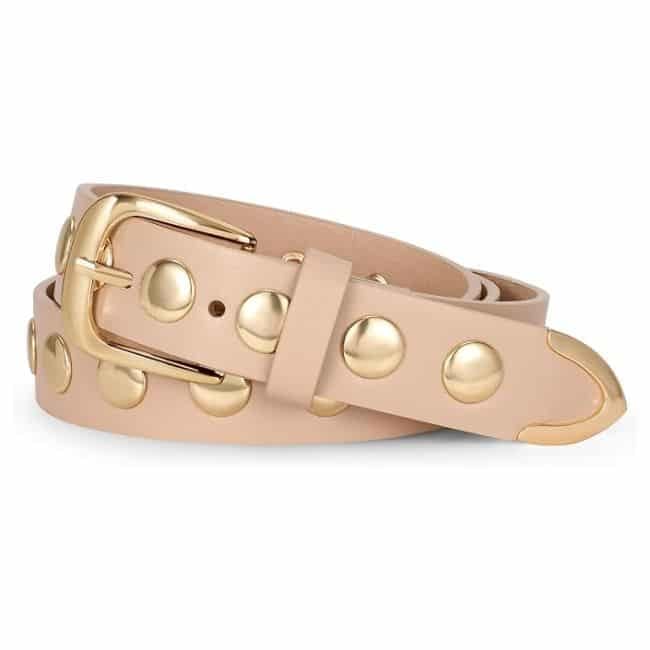 studded leather belt