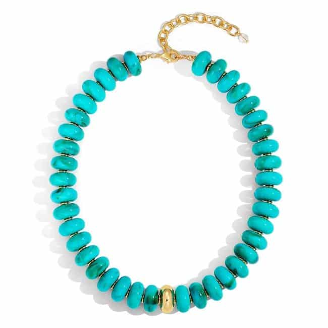turquoise beaded necklace