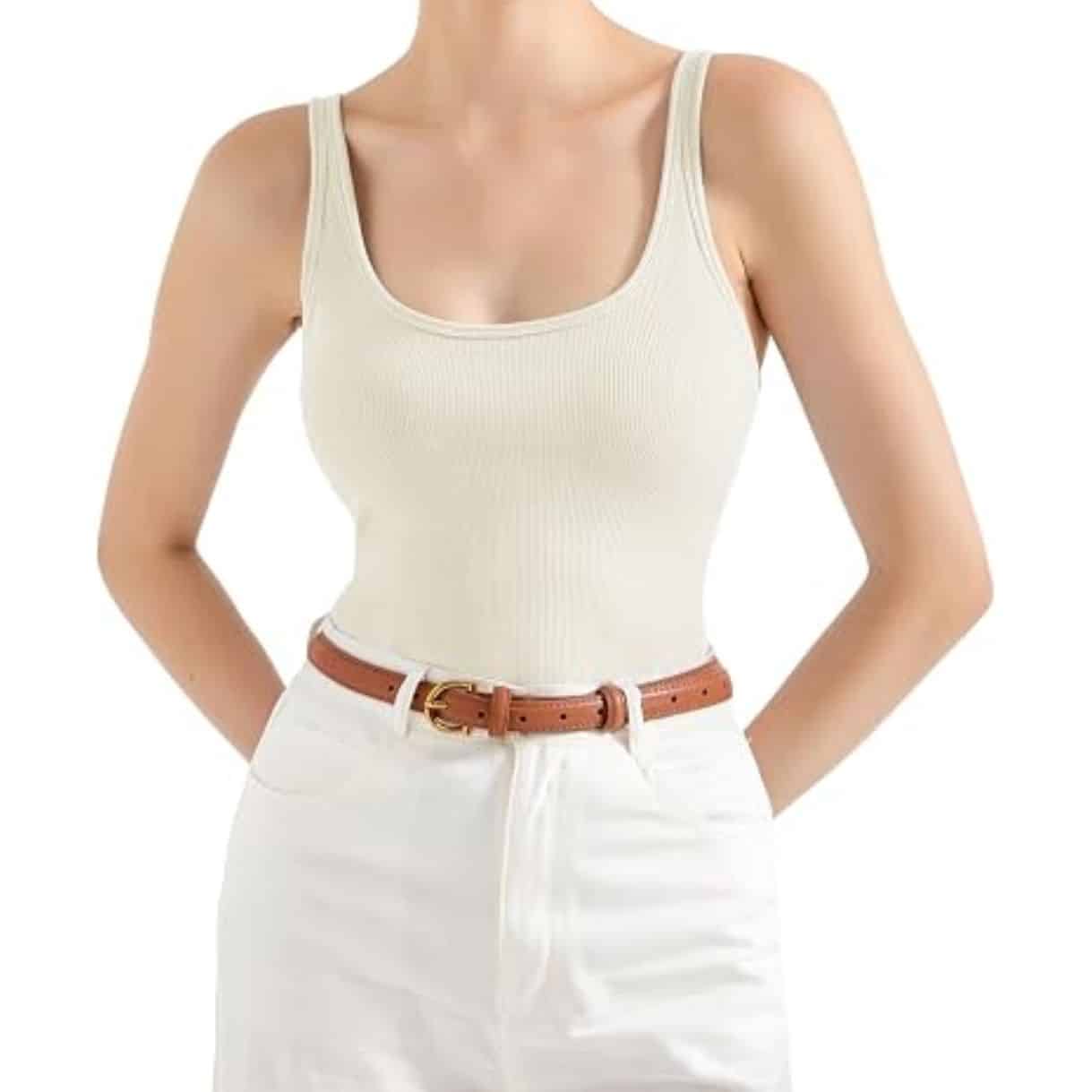 tank top with built in bra