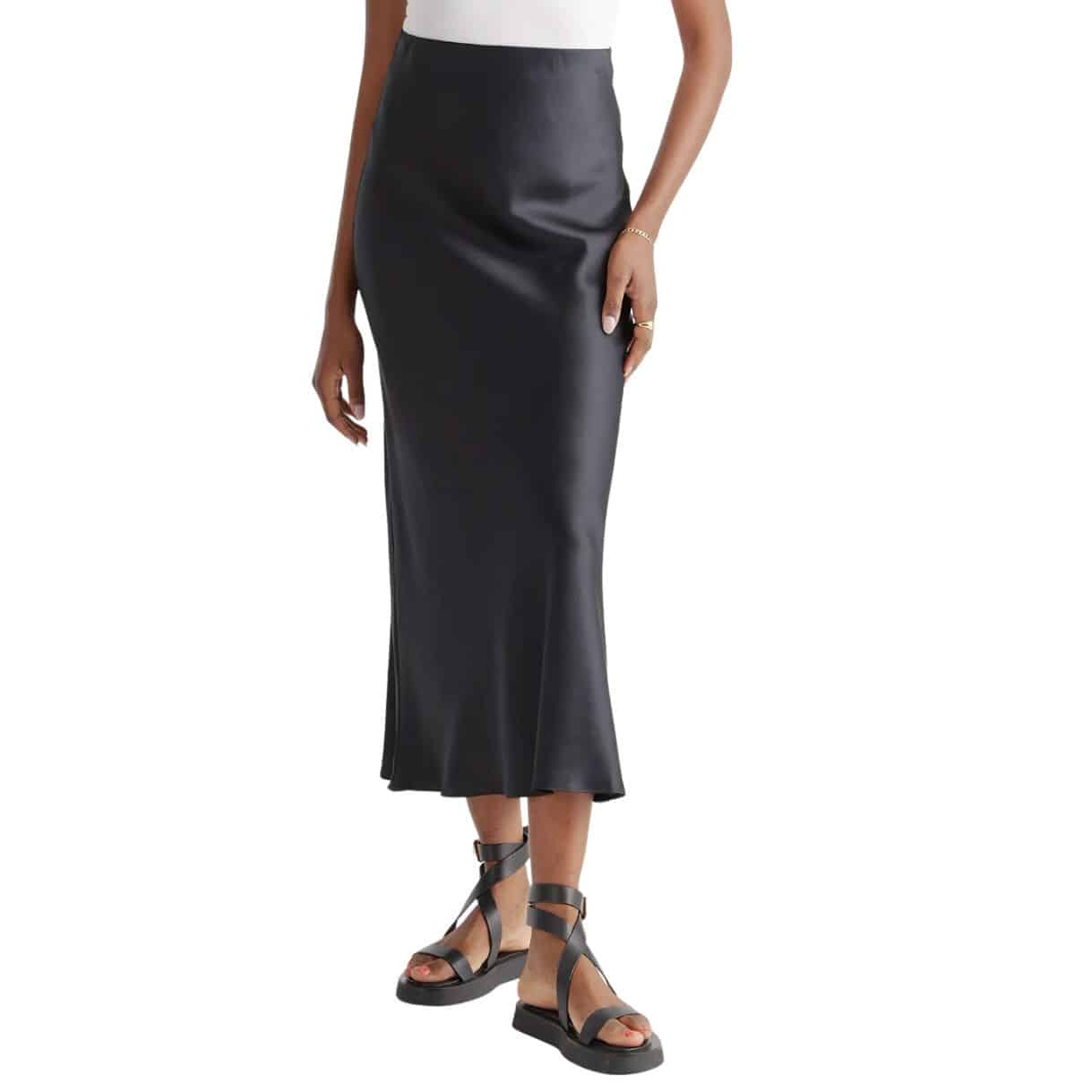 washable silk skirt