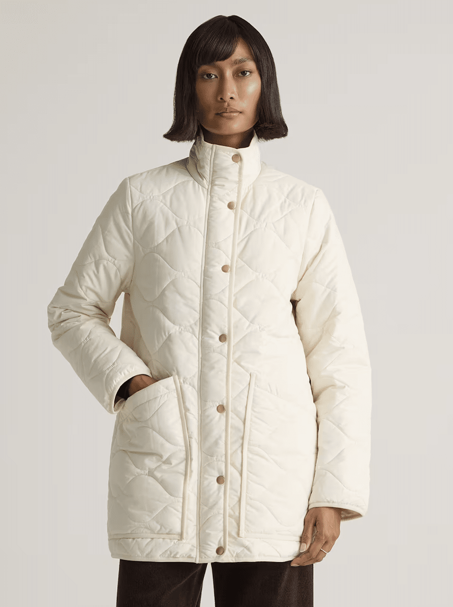 Featherless Quilted Long Puffer Jacket
