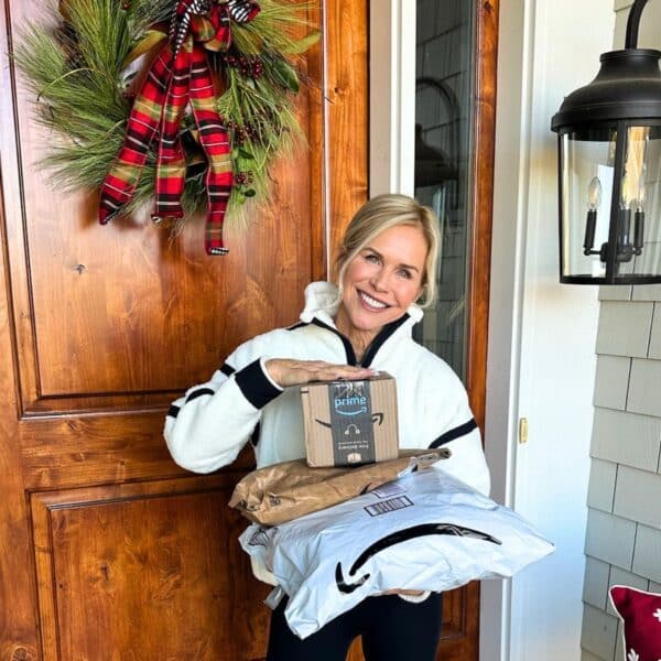 chris freytag holding packages sharing best gift guide for holidays